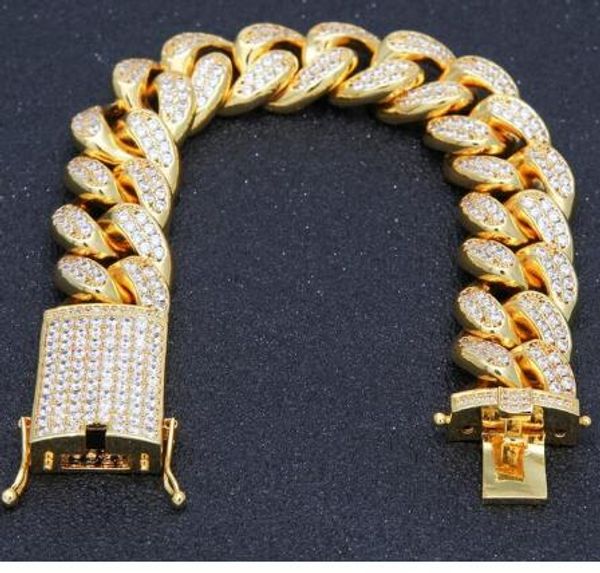 20mm full iced out cz mens miami cuban curb chain bracelet hip hop micro paved cubic zirconia rapper gold silver plated luxury k6013, Golden;silver
20mm full iced out cz mens miami cuban curb chain bracelet hip hop micro paved cubic zirconia rapper gold silver plated luxury k6013, Golden;silver