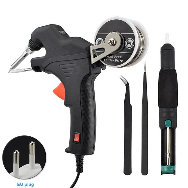 handheld electrical portable auto send tin lightweight indicator light inner heating professional soldering iron kit alloy tip
handheld electrical portable auto send tin lightweight indicator light inner heating professional soldering iron kit alloy tip