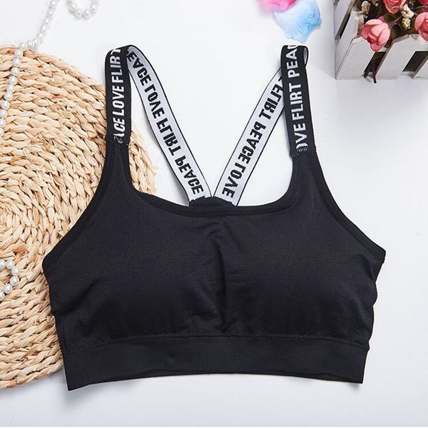 bras women fashion black/white breathable nylon fabric sports letters printing bra one-piece, Red;black
bras women fashion black/white breathable nylon fabric sports letters printing bra one-piece, Red;black