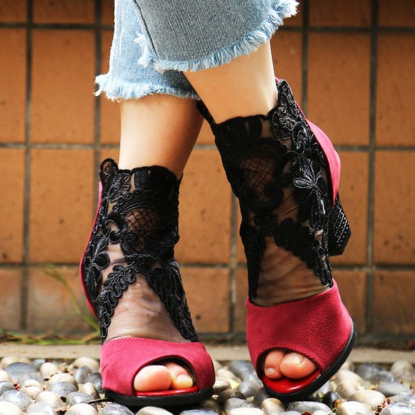 mesh coarse heels lace spring and summer with super fine waterproof taiwan shallow mouth shoes nightclub fish mouth shoes, Black
mesh coarse heels lace spring and summer with super fine waterproof taiwan shallow mouth shoes nightclub fish mouth shoes, Black