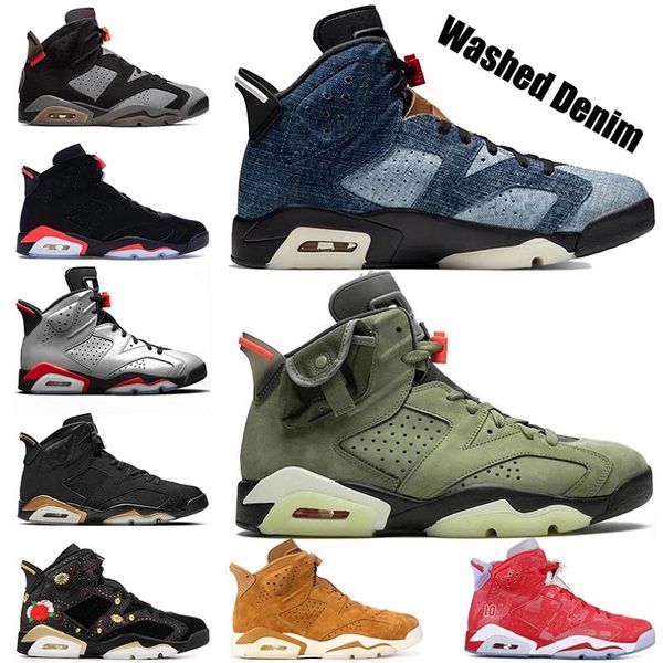 air jordan retro 6 basketball shoes 6s washed denim travis scott dmp reflection champio black infrared men designer sneakers 7-13, White;red
air jordan retro 6 basketball shoes 6s washed denim travis scott dmp reflection champio black infrared men designer sneakers 7-13, White;red