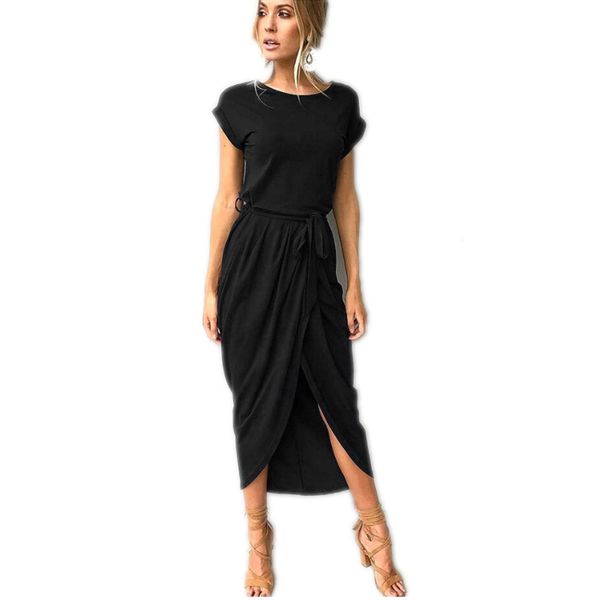 Short Sleeve Beach Sexy Wrap Dress Women Maxi Dress Summer Loose Casual Dress For Femme Plus Size Long Sun Sundress Female
Short Sleeve Beach Sexy Wrap Dress Women Maxi Dress Summer Loose Casual Dress For Femme Plus Size Long Sun Sundress Female