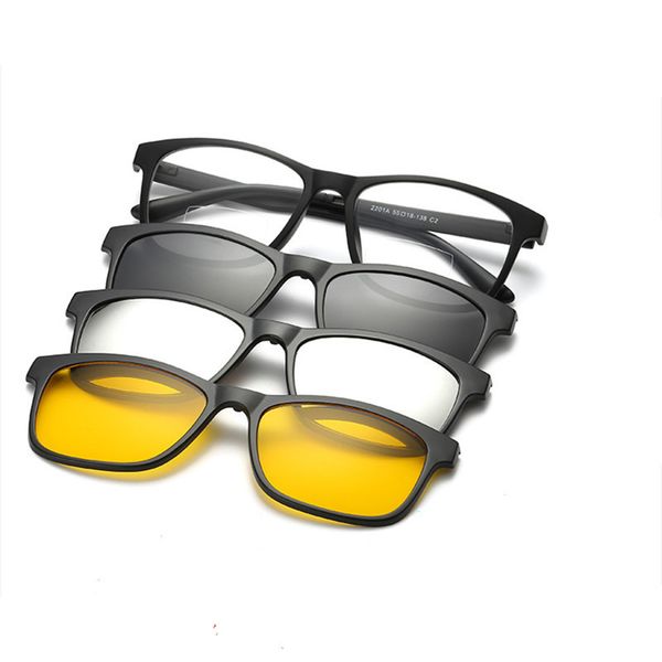 magnetic sunglasses men 3 in 1 polarized clip on sunglass women sun glasses custom prescription myopia night vision glasses, White;black
magnetic sunglasses men 3 in 1 polarized clip on sunglass women sun glasses custom prescription myopia night vision glasses, White;black