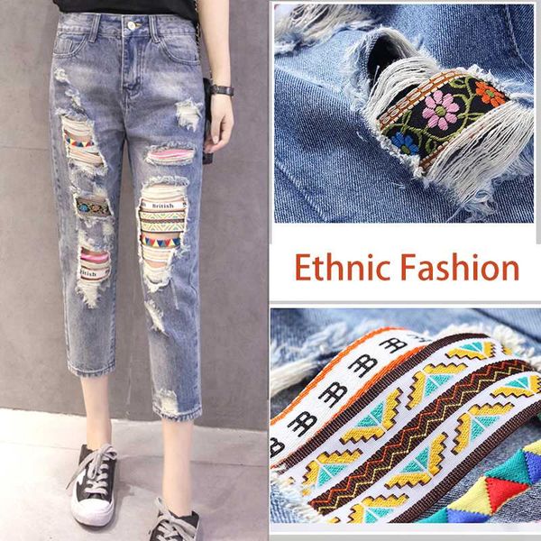 cute ripped jeans women summer jeans pants korean ethnic boho harem vintage high waist cropped denim pants fashion trousers, Black;white
cute ripped jeans women summer jeans pants korean ethnic boho harem vintage high waist cropped denim pants fashion trousers, Black;white