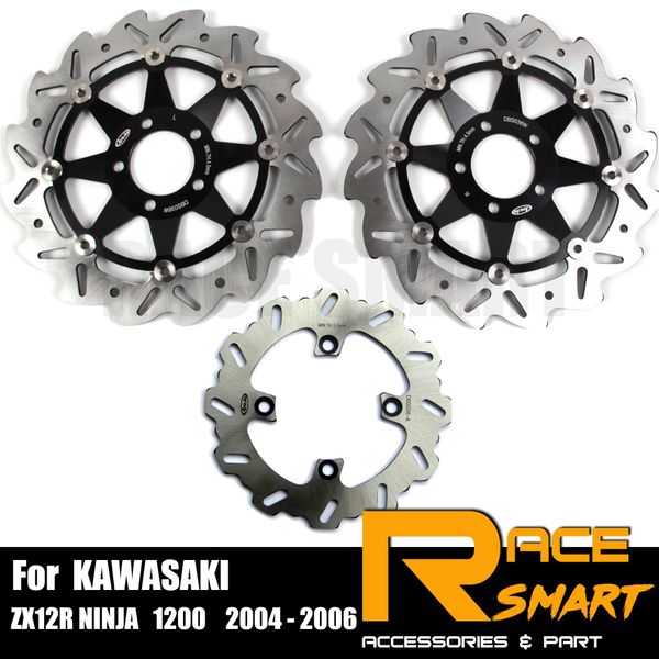 for zx12r ninja 1200 2004 - 2006 motorcycle cnc front and rear brake disc floating motorcycles brake rotors zx 12r 2005
for zx12r ninja 1200 2004 - 2006 motorcycle cnc front and rear brake disc floating motorcycles brake rotors zx 12r 2005