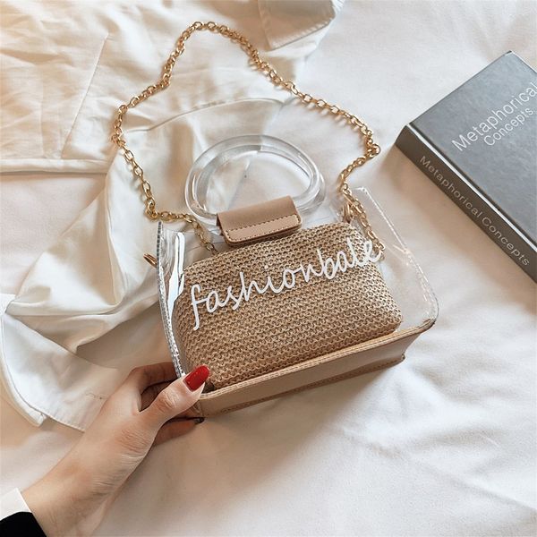 pvc transparent bag straw summer beach bag ladies mini handbags travel crossbody bags for women purse sac transparent femme 2020
pvc transparent bag straw summer beach bag ladies mini handbags travel crossbody bags for women purse sac transparent femme 2020
