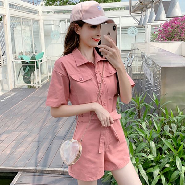 short sleeve vintage playsuits women casual drawstring bow overalls for woman loose pink jumpsuit clothes fashion jump suit, Black;white
short sleeve vintage playsuits women casual drawstring bow overalls for woman loose pink jumpsuit clothes fashion jump suit, Black;white