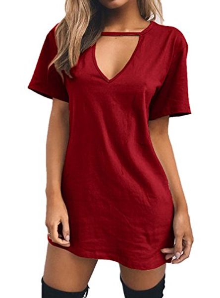 женское повседневное летнее сексуальное колье с коротким рукавом и мини-футболкой, Black;gray
женское повседневное летнее сексуальное колье с коротким рукавом и мини-футболкой, Black;gray