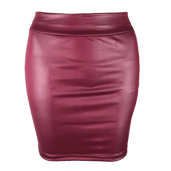 s-xxxl women pu leather short skirt solid color high waist slim hip pencil skirts vintage bodycon skirt clubwear, Black
s-xxxl women pu leather short skirt solid color high waist slim hip pencil skirts vintage bodycon skirt clubwear, Black