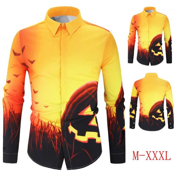 mens designer shirts fashion hallows day pumpkin head print mens shirts casual males clothing 3d digital print, White;black
mens designer shirts fashion hallows day pumpkin head print mens shirts casual males clothing 3d digital print, White;black