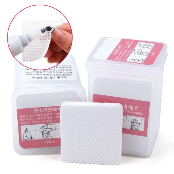 200/400pcs eyelash extension glue remover cleaning pads grafting eyelashes non-woven lint-cotton paper wipes makeup tools
200/400pcs eyelash extension glue remover cleaning pads grafting eyelashes non-woven lint-cotton paper wipes makeup tools