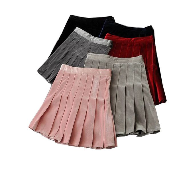 velvet solid skirts womens plus size fashion women's skirt short empire pleated spring skirt 2018 for female, Black
velvet solid skirts womens plus size fashion women's skirt short empire pleated spring skirt 2018 for female, Black