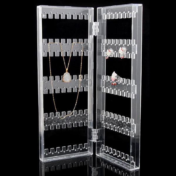 women transparent jewelry display lady necklace stud earrings holder hole showcase jewelry rack organizer stand showcase, Pink;blue
women transparent jewelry display lady necklace stud earrings holder hole showcase jewelry rack organizer stand showcase, Pink;blue