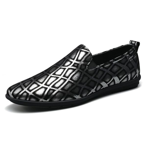 errfc new arrival mens casual comfort shoes fashion slip on silver younger shoes man soft trending leisure loafer flats 38-44, Black
errfc new arrival mens casual comfort shoes fashion slip on silver younger shoes man soft trending leisure loafer flats 38-44, Black