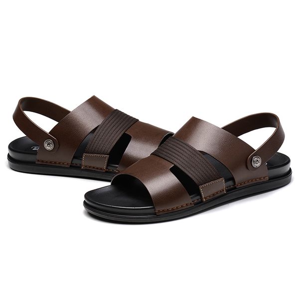 summer handmade comfortabl pu leather male sandals men shoes casual classic sewing beach sandalias, Black
summer handmade comfortabl pu leather male sandals men shoes casual classic sewing beach sandalias, Black