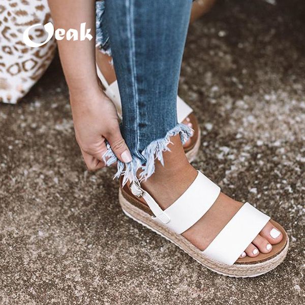 fashion wedges shoes for women high heels sandals summer shoes 2019 flop chaussures femme platform sandals plus size 35-43, Black
fashion wedges shoes for women high heels sandals summer shoes 2019 flop chaussures femme platform sandals plus size 35-43, Black