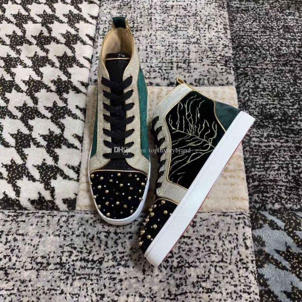 new style men's sneakers red bottom studded shoes,luxurious-brand red sole milkylou women sneaker with genuine leather strass spikes fl, Black
new style men's sneakers red bottom studded shoes,luxurious-brand red sole milkylou women sneaker with genuine leather strass spikes fl, Black