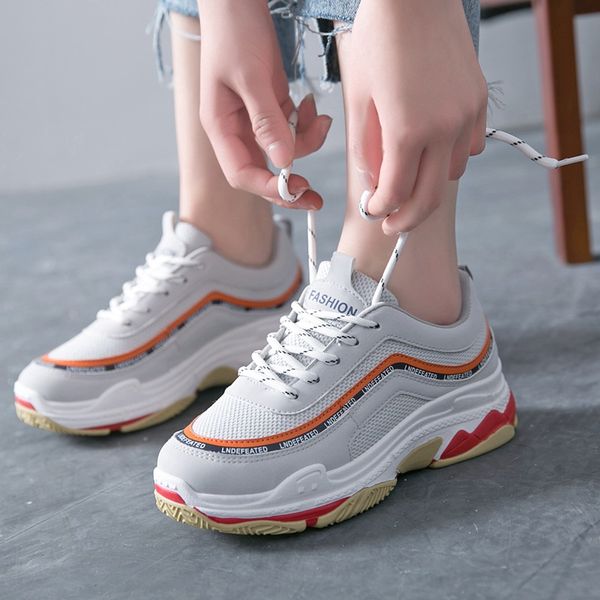 18 spring new casual shoes ins shoes thick bottom daddy women sneakers paltform mesh air flat sneakers for girls, Black
18 spring new casual shoes ins shoes thick bottom daddy women sneakers paltform mesh air flat sneakers for girls, Black