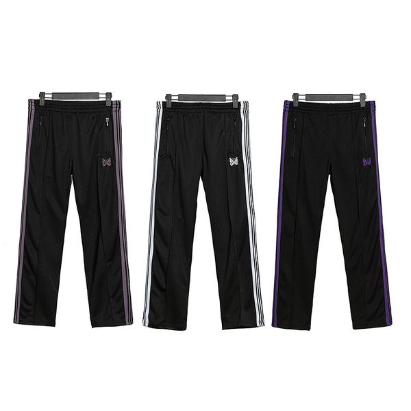 2020 new women men awge needles sweatpants butterfly embroidery awge pants casual joggers striped needles pants trousers, Black
2020 new women men awge needles sweatpants butterfly embroidery awge pants casual joggers striped needles pants trousers, Black