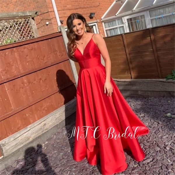 vestido de festa 2019 long red evening dress a line spaghetti strap v neck formal women dresses custom made wedding party gowns, White;black
vestido de festa 2019 long red evening dress a line spaghetti strap v neck formal women dresses custom made wedding party gowns, White;black
