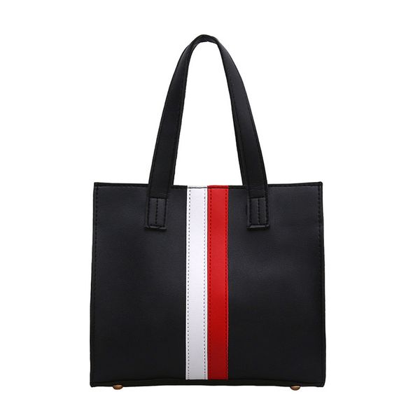 fashion lady striped simple shoulder bag leather handbags pu shoulder bag large-capacity women's shopping messenger h30523
fashion lady striped simple shoulder bag leather handbags pu shoulder bag large-capacity women's shopping messenger h30523