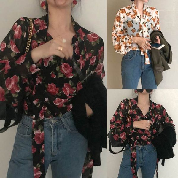 celmia fashion oversized women bow tie blusas chiffon long lantern sleeve blouses floral print shirt korean office blusas 7, White
celmia fashion oversized women bow tie blusas chiffon long lantern sleeve blouses floral print shirt korean office blusas 7, White