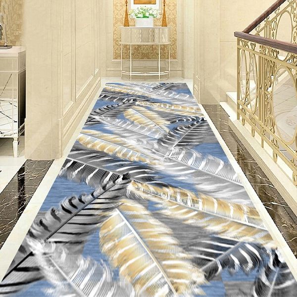 nordic style feather pattern long corridor carpet wedding l corridor carpet bedroom living room 
nordic style feather pattern long corridor carpet wedding l corridor carpet bedroom living room