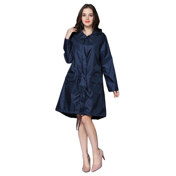 fashion women's raincoat breathable ladies long raincoat portable waterproof raincoat blue with dot print
fashion women's raincoat breathable ladies long raincoat portable waterproof raincoat blue with dot print