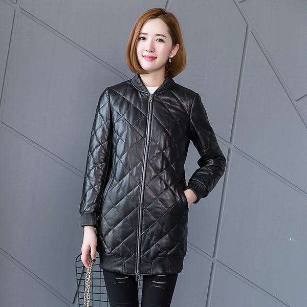spring autumn real genuine leather jacket women clothes 2019 korean vintage sheepskin coat streetwear abrigo mujer zt3624, Black
spring autumn real genuine leather jacket women clothes 2019 korean vintage sheepskin coat streetwear abrigo mujer zt3624, Black