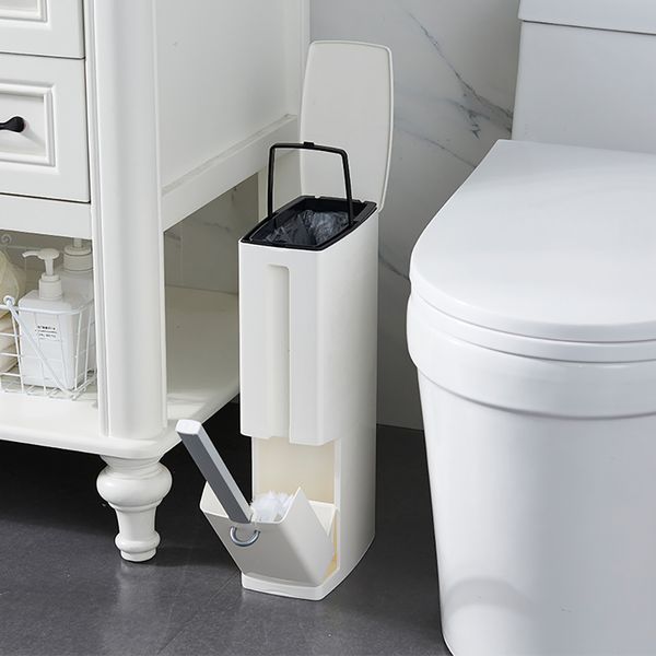 multi-functional trash can set with toilet brush bathroom standing pressing type waste bin
multi-functional trash can set with toilet brush bathroom standing pressing type waste bin
