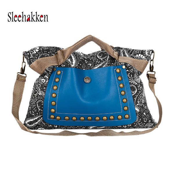women's luxury handbags designer pu+ canvas shoulder bag rivet retro high capacity shoulder bag diagonal cross ladies
women's luxury handbags designer pu+ canvas shoulder bag rivet retro high capacity shoulder bag diagonal cross ladies