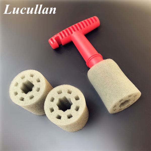 lucullan design form fitting recessed lug nut wheel cleaning brush with handle and removable insert sponge
lucullan design form fitting recessed lug nut wheel cleaning brush with handle and removable insert sponge