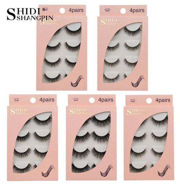 3d false eyelashes natural long full strip lashes 100% handmade fake eyelashmakeup tools accessories 4 pairs/set with box package
3d false eyelashes natural long full strip lashes 100% handmade fake eyelashmakeup tools accessories 4 pairs/set with box package