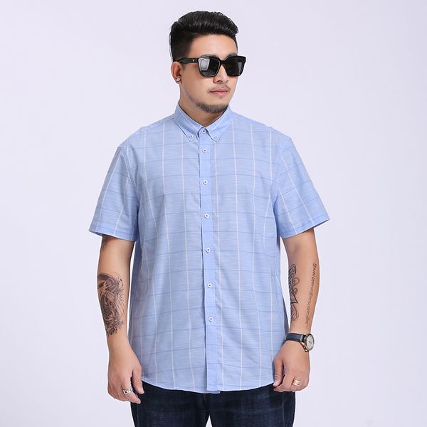 new large big size 5xl 6xl 7xl 8xl plaid full cotton thin short sleeve men shirt casual business formal fat people clothing, White;black
new large big size 5xl 6xl 7xl 8xl plaid full cotton thin short sleeve men shirt casual business formal fat people clothing, White;black