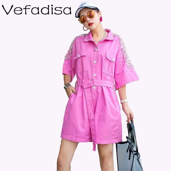 vefadisa 2020 summer short sleevejumpsuit girl shorts high waist bead jumpsuit short solid color leisure loose set lhx052, White;black
vefadisa 2020 summer short sleevejumpsuit girl shorts high waist bead jumpsuit short solid color leisure loose set lhx052, White;black