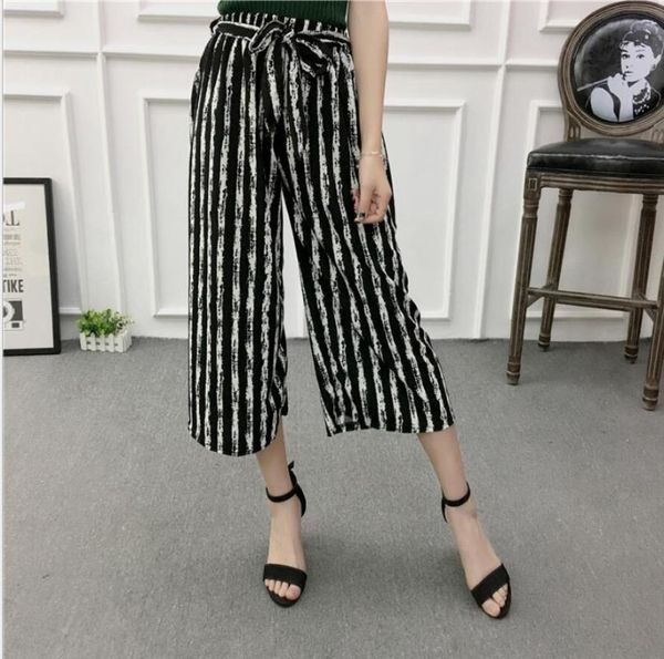 women's pants & capris sport women summer wide leg casual loose high elastic waist harem belt striped elasticated trousers, Black;white
women's pants & capris sport women summer wide leg casual loose high elastic waist harem belt striped elasticated trousers, Black;white