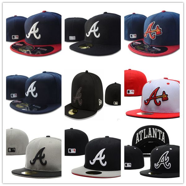many colors new arriva mens braves fitted hats flat brim atlanta baseball hats embroidered a logo on field full closed cap, Black;white
many colors new arriva mens braves fitted hats flat brim atlanta baseball hats embroidered a logo on field full closed cap, Black;white