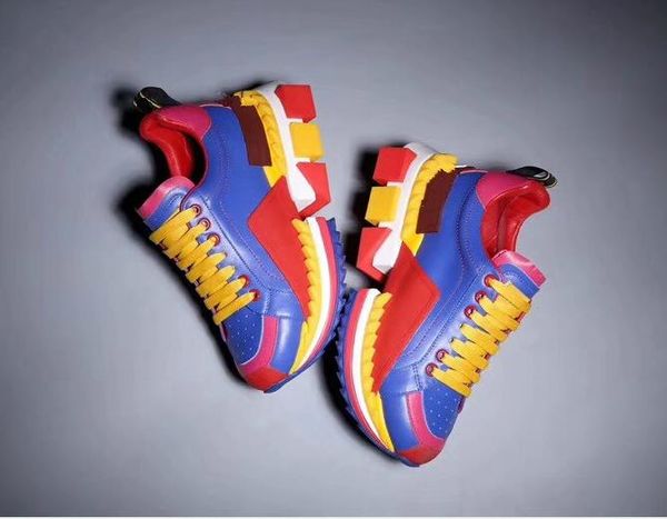 2019 designer shoes multicolor super king sneakers 100% genuine leather mens designer trainers white and red calfskin with rubber bottom
2019 designer shoes multicolor super king sneakers 100% genuine leather mens designer trainers white and red calfskin with rubber bottom