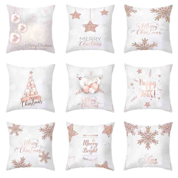4pc/set christmas pillow case linen pink sofa cushion cover merry new year pillowcase christmas decorations for home poszewka#g8
4pc/set christmas pillow case linen pink sofa cushion cover merry new year pillowcase christmas decorations for home poszewka#g8