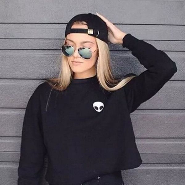 1pc women o-neck sweatshirts crop casual female hoodies pullovers autumn fashion print short sweatshirts, Black
1pc women o-neck sweatshirts crop casual female hoodies pullovers autumn fashion print short sweatshirts, Black