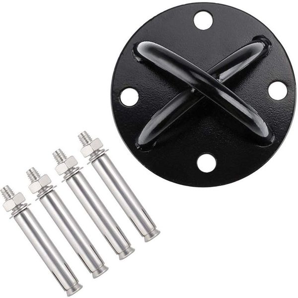 wall/ceiling mount bracket for gym home suspension mounts anchor for fitness training yoga swing battle ropes resistance band & accessories
wall/ceiling mount bracket for gym home suspension mounts anchor for fitness training yoga swing battle ropes resistance band & accessories