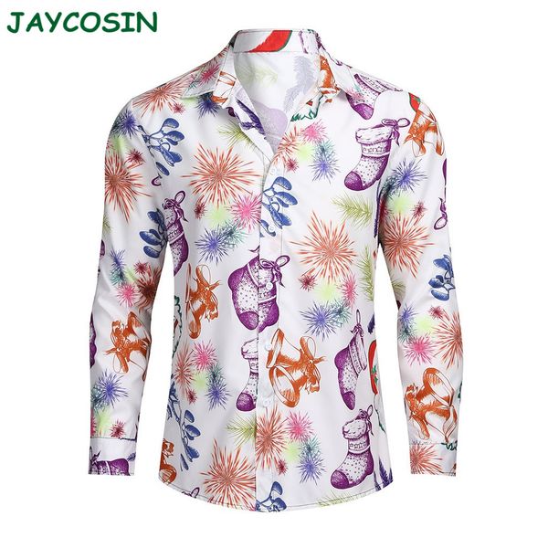 jaycosin men clothes 2019 christmas 3d printing long sleeve shirt men fashion turn down collar shirt blouse autumn winter 1122, White;black
jaycosin men clothes 2019 christmas 3d printing long sleeve shirt men fashion turn down collar shirt blouse autumn winter 1122, White;black