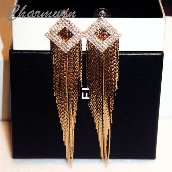 charmwin long tasse earrings for women new fashion metal dangle earring female ple1205, Silver
charmwin long tasse earrings for women new fashion metal dangle earring female ple1205, Silver
