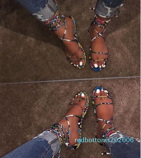 2020 fashion women's flat sandals summer outside leopard snake print shoes ankle strap buckle strap gladiator sandals r06, Black
2020 fashion women's flat sandals summer outside leopard snake print shoes ankle strap buckle strap gladiator sandals r06, Black
