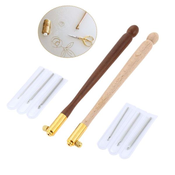 dreld 110mm french embroidery needles tambour crochet hook wood handle with 3 needles luneville glitter bead embroidery tool, Black
dreld 110mm french embroidery needles tambour crochet hook wood handle with 3 needles luneville glitter bead embroidery tool, Black