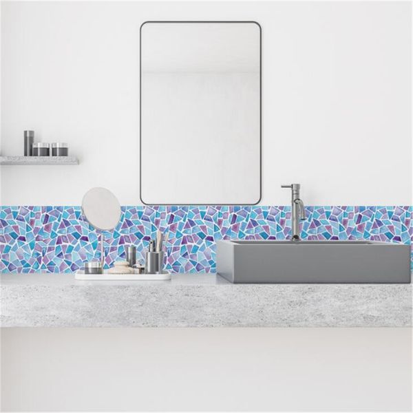 6pcs self-adhesive stickers waterproof oil-proof tile sticker blue stitching tile wall sticker for home bedroom kitchen decor
6pcs self-adhesive stickers waterproof oil-proof tile sticker blue stitching tile wall sticker for home bedroom kitchen decor
