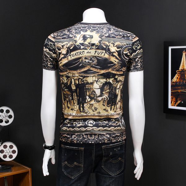 2020 new letter digital printing men's trendy slim shirt summer men's thin section ice silk men's short-sleeved t-shirt, White;black
2020 new letter digital printing men's trendy slim shirt summer men's thin section ice silk men's short-sleeved t-shirt, White;black