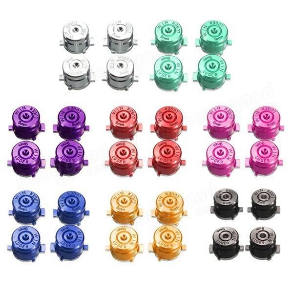 4pcs metal bullet buttons for play station 4 ps4 controller green red golden black purple pink silver blue - purple
4pcs metal bullet buttons for play station 4 ps4 controller green red golden black purple pink silver blue - purple