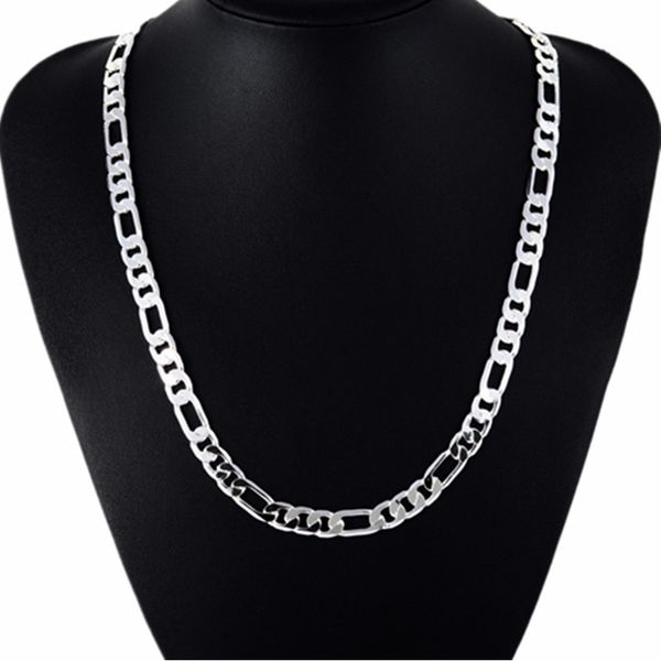 16-30inch 925 silver necklace men women long necklace fashion link choker punk hip hop thick chain jewelry
16-30inch 925 silver necklace men women long necklace fashion link choker punk hip hop thick chain jewelry