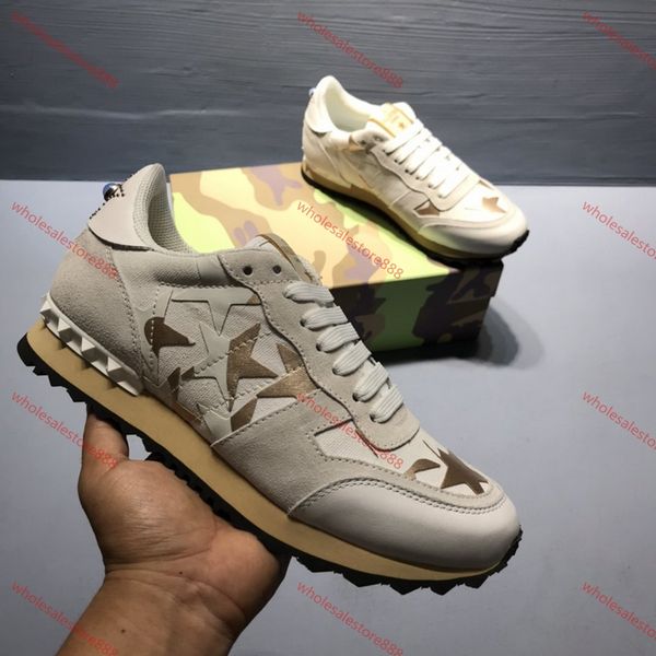 2020 wholesale mens women progettista shoes real leather lusso camouflage marque shoes sneaker fashion rubber stud off leisure shoe, Black
2020 wholesale mens women progettista shoes real leather lusso camouflage marque shoes sneaker fashion rubber stud off leisure shoe, Black